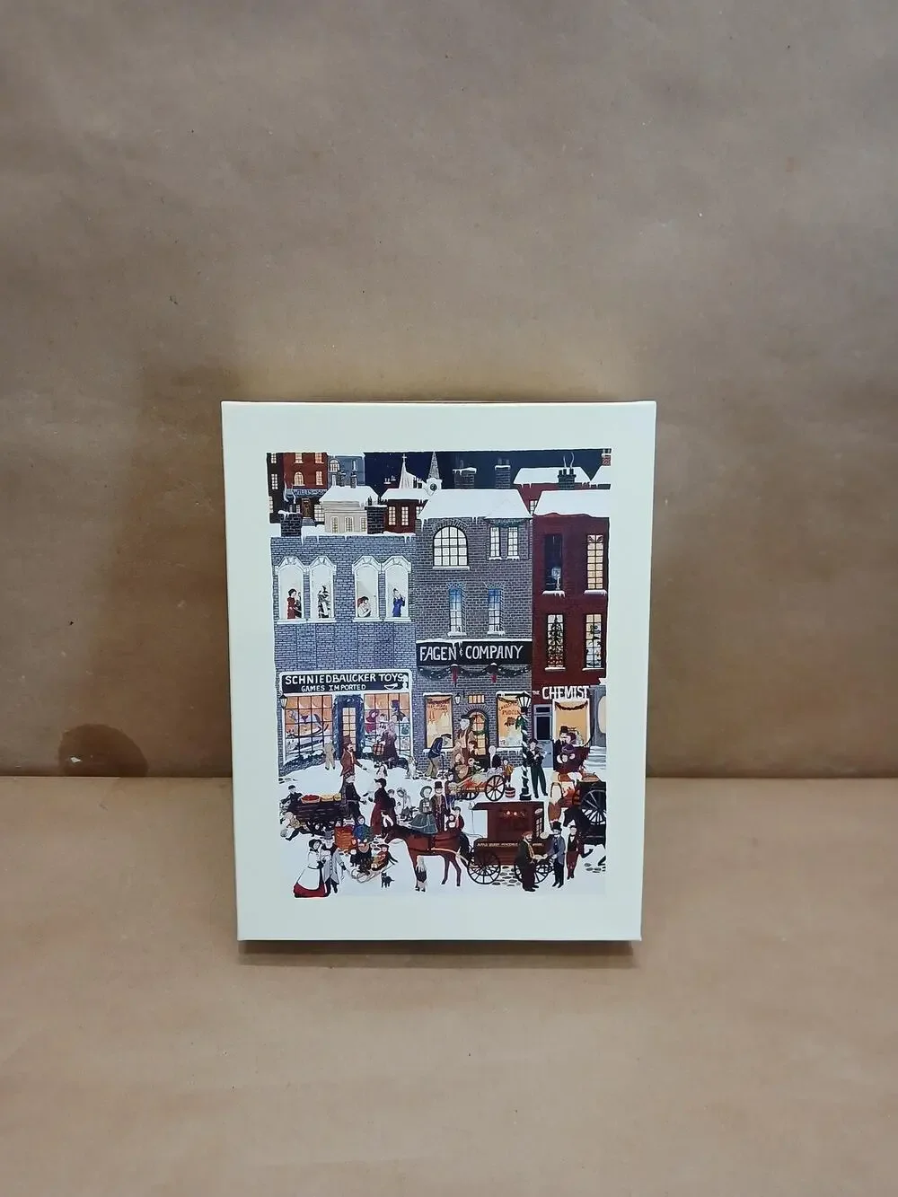 Vintage 1994 Lang Deluxe Christmas Cards Boxed Set In Memory of Dickens Embossed